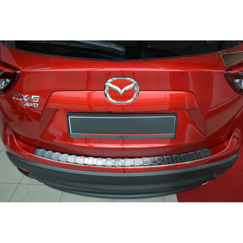 Black Stainless Steel Rear bumper protector suitable for Mazda CX5
