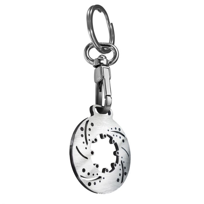 Schlüsselanhänger aus Edelstahl - 'Bremsscheibe' (Silber) AutoStyle - #1 in  auto-accessoires