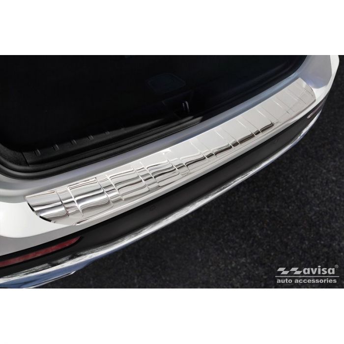 Chrom Edelstahl Heckstoßstangenschutz passend für Mercedes GLB