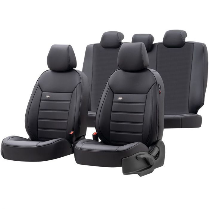 Auto-Jugend-Autos itz abdeckungen Full-Set Premium-Stoff  Universal-Fit-Auto-Airbag-kompatibel mit geteilter