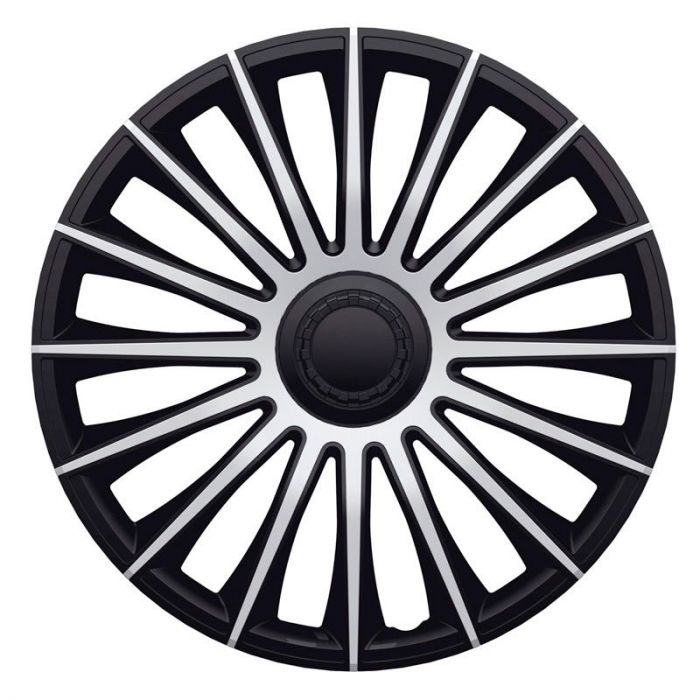 Set J-Tec wheel covers Austin 17-inch silver/black AutoStyle #1 in auto -accessoires