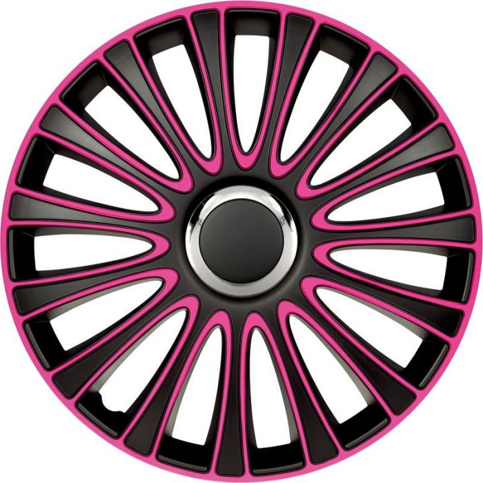 virtueel smaak Vochtig 4-Delige Wieldoppenset LeMans 17-inch zwart/roze AutoStyle - #1 in auto- accessoires