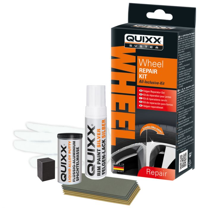 Quixx Wheel Repair Kit / Felgen Reparatur-Set - für silberen Felgen :  : Auto & Motorrad