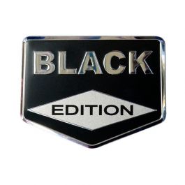 Aluminium Embleme/Logo - BLACK EDITION - 8x6,2cm AutoStyle