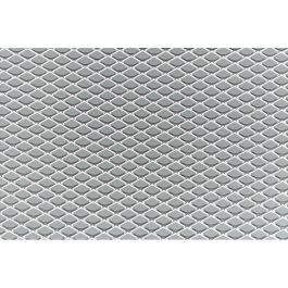 Grillage d'aluminium noir - design diamant 16x8mm - 125x25cm AutoStyle - #1  in auto-accessoires